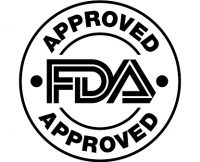 U.S. Food and Drug Administration FDA approved vector stamp